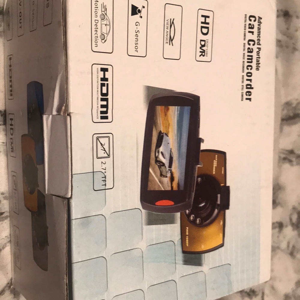 Car camcorder never used